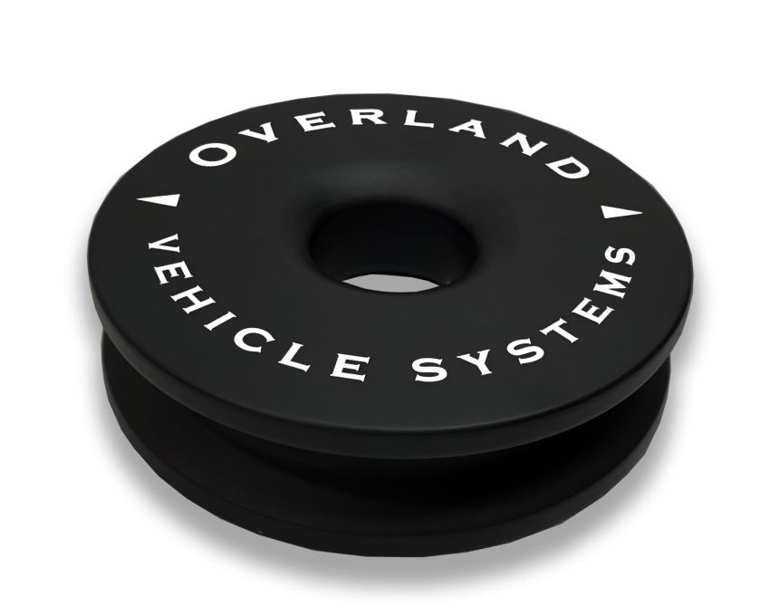 Soft Shackle Recovery Ring Combo Pack - 45,000 lb - Black Overland Vehicle Systems