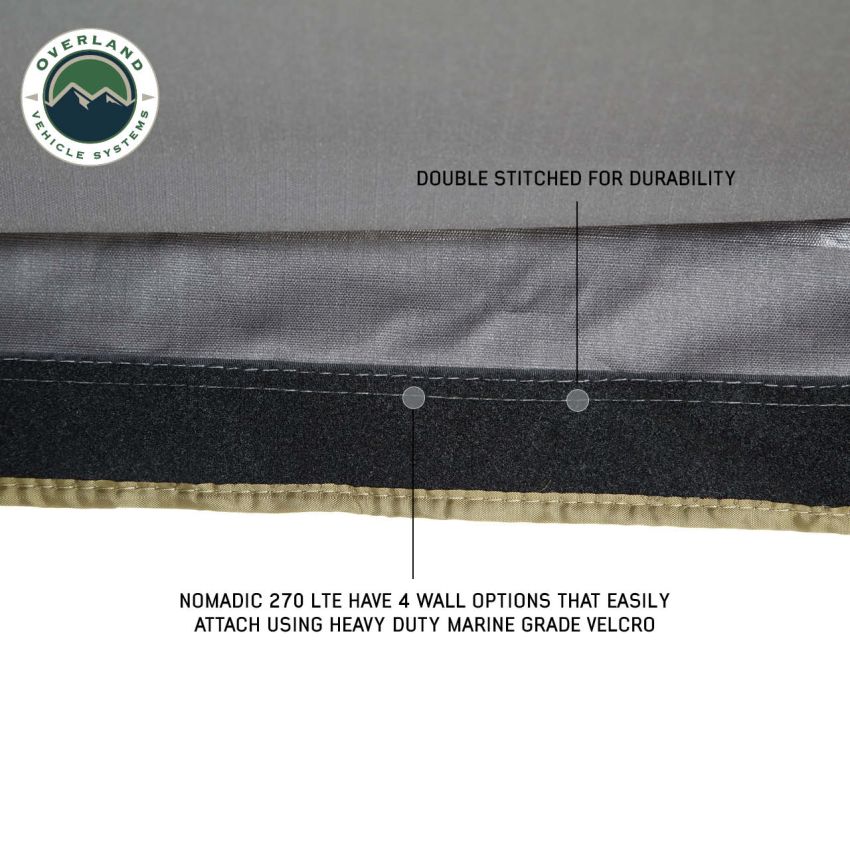 Nomadic 270 LTE Driver Side 270 Degree Awning Premium Overland Vehicle Systems