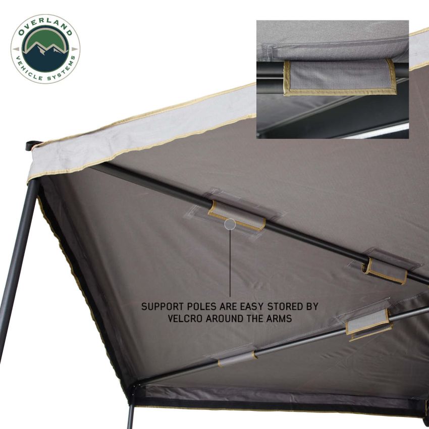 Nomadic 270 LTE Passenger Side 270 Degree Awning Overland Vehicle Systems