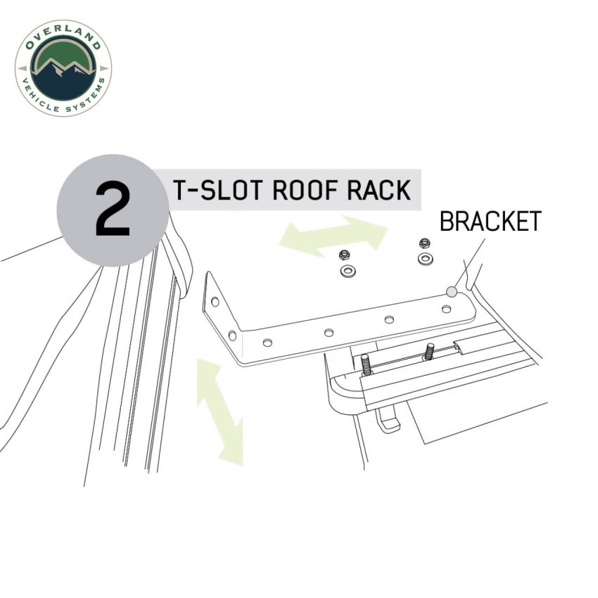 Nomadic 270 LTE Passenger Side 270 Degree Awning Overland Vehicle Systems