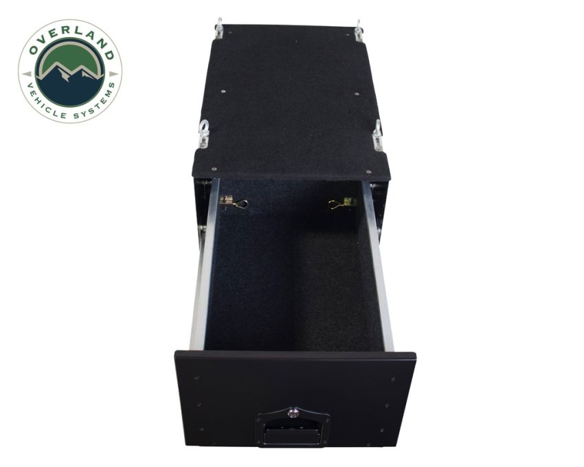 Camping Storage Box Cargo Box With Slide Out Drawer Overland Vehicle Systems