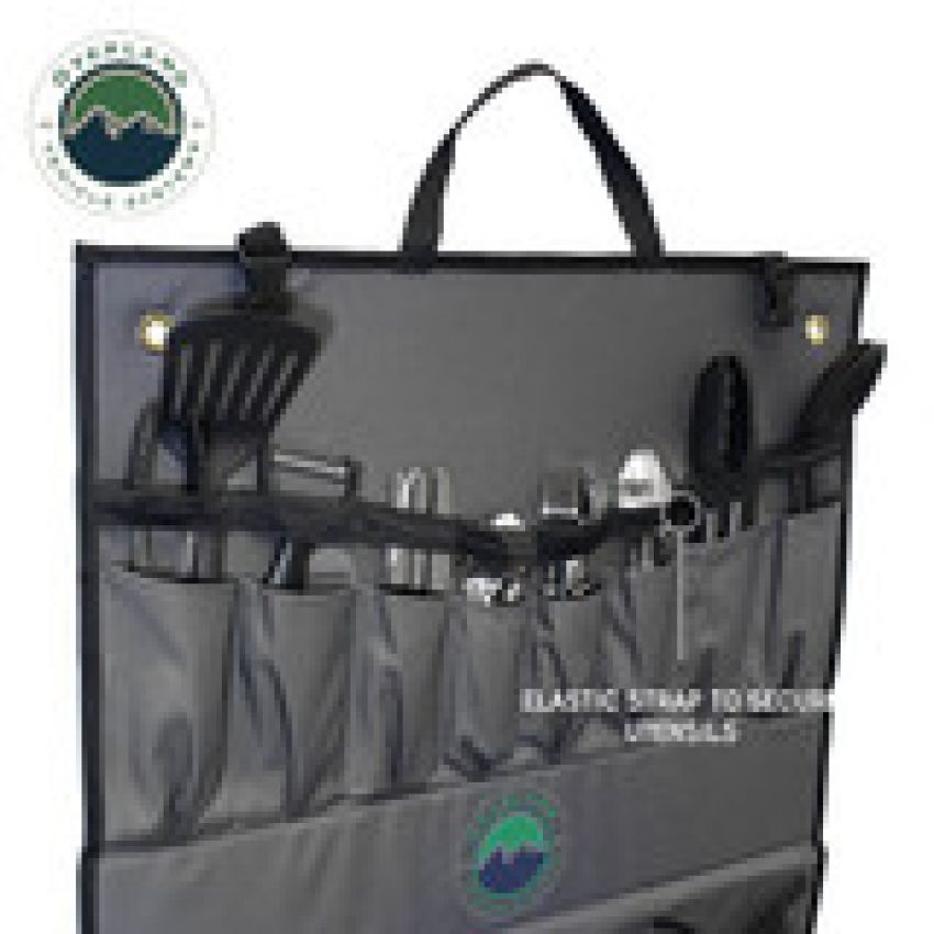 Overland Kitchen Kit 24 Piece Cooking and Utensil Kit Hanging Carrying Case Overland Vehicle Systems