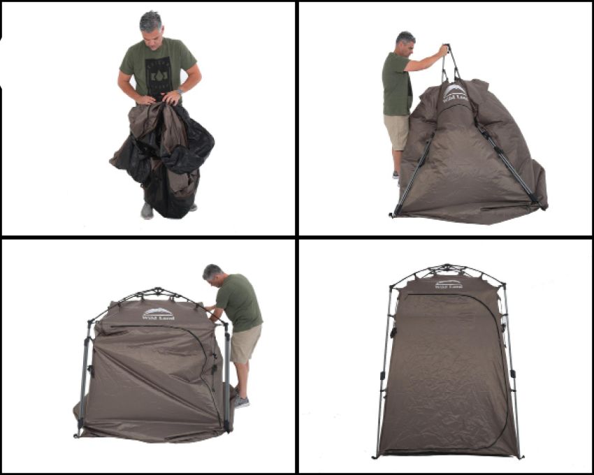OVS Instant Portable Pop Up Shower Tent With Storage Bag Overland Vehicle Systems
