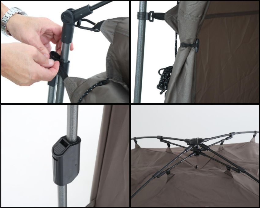 OVS Instant Portable Pop Up Shower Tent With Storage Bag Overland Vehicle Systems