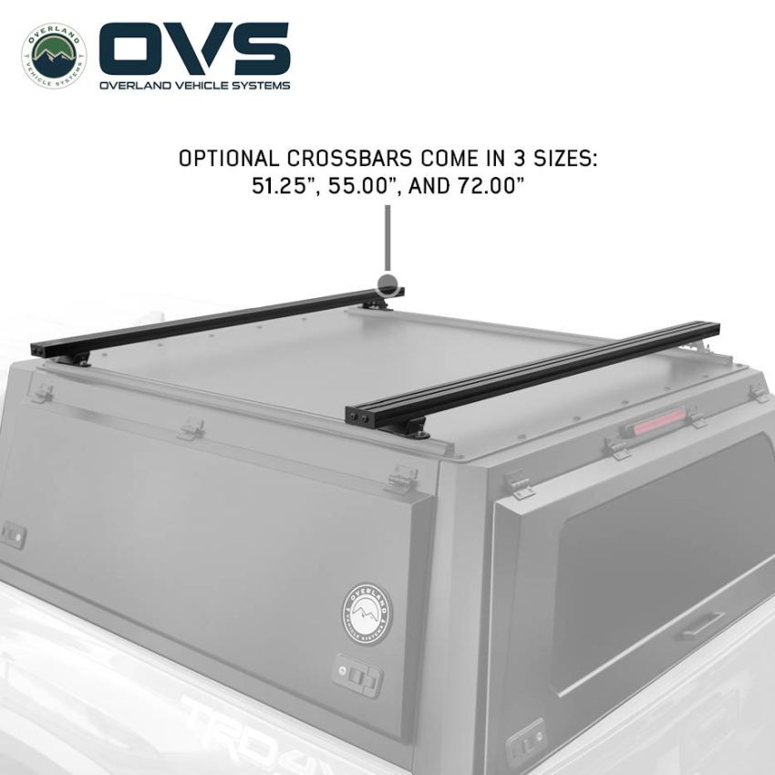 Expedition - Truck Cap W/Full Wing Doors, Front and Rear Windows and 3rd Brake Light 24-26 Toyota Tacoma 5.0 Foot Bed Overland Vehicle Systems