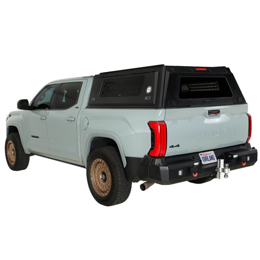 Expedition Pro Plus Truck Cap W/Full Wing Window Doors, Front and Rear Windows and 3rd Brake Light 17-22 Ford F-250/F-350 Overland Vehicle Systems