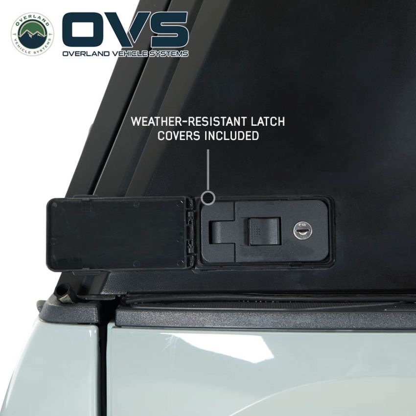 Expedition Pro Plus Truck Cap W/Full Wing Window Doors, Front and Rear Windows and 3rd Brake Light 07-21 Toyota Tundra Overland Vehicle Systems