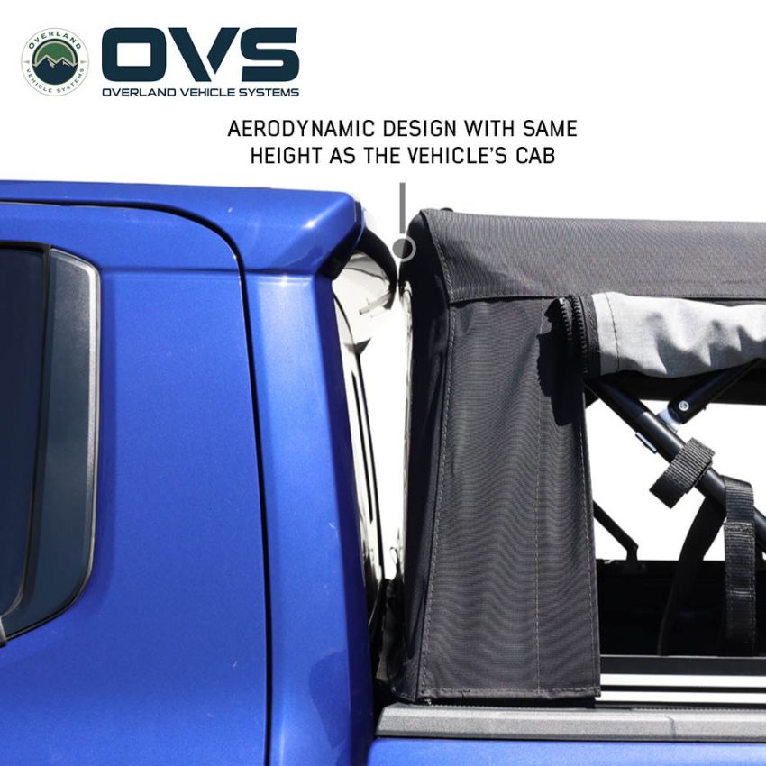 Explorer Soft Shell - Black Diamond Canvas and Aluminum Frame 22-26 Tundra Overland Vehicle Systems