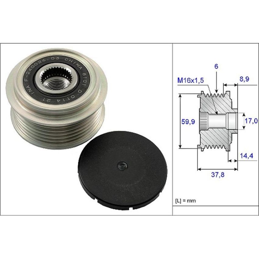 INA EA0135 Hyundai Sonata 09-14, Tucson 10-13; Kia Forte 10-13, Optima 10-13, Sportage 11-13