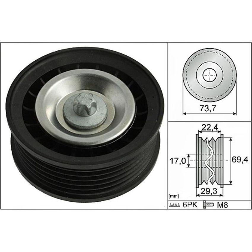 INA FP0784 INA BDC FEAD pulley