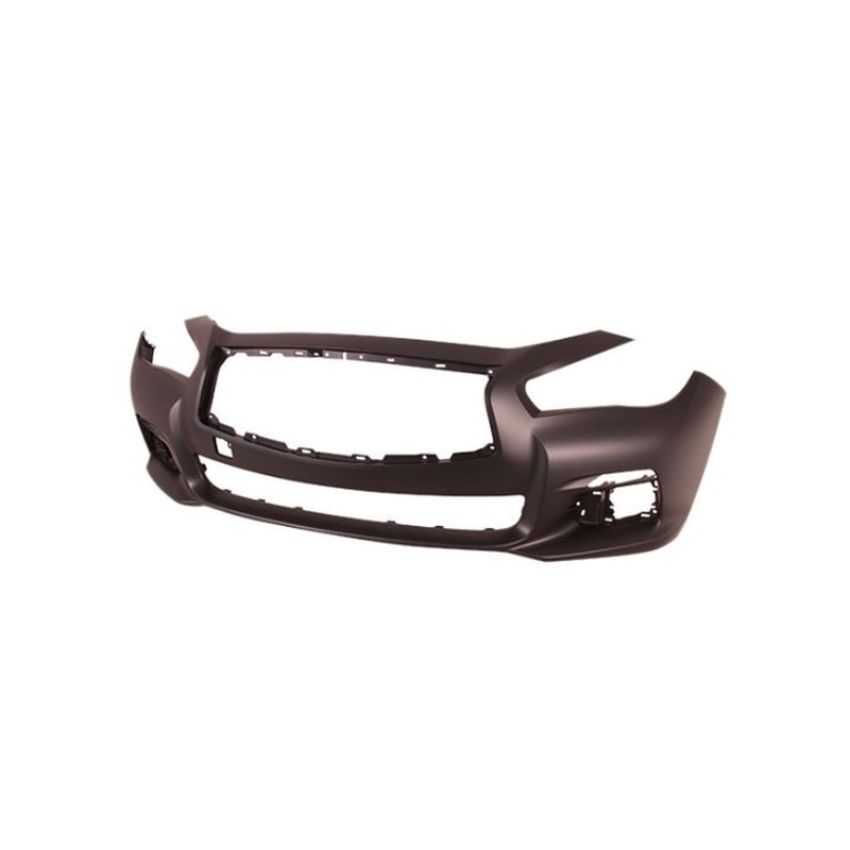 FRONT BUMPER COVER BASE|PREMIUM; W/O OBJECT SENSORS; PRIME INFINITI Q50 14-17