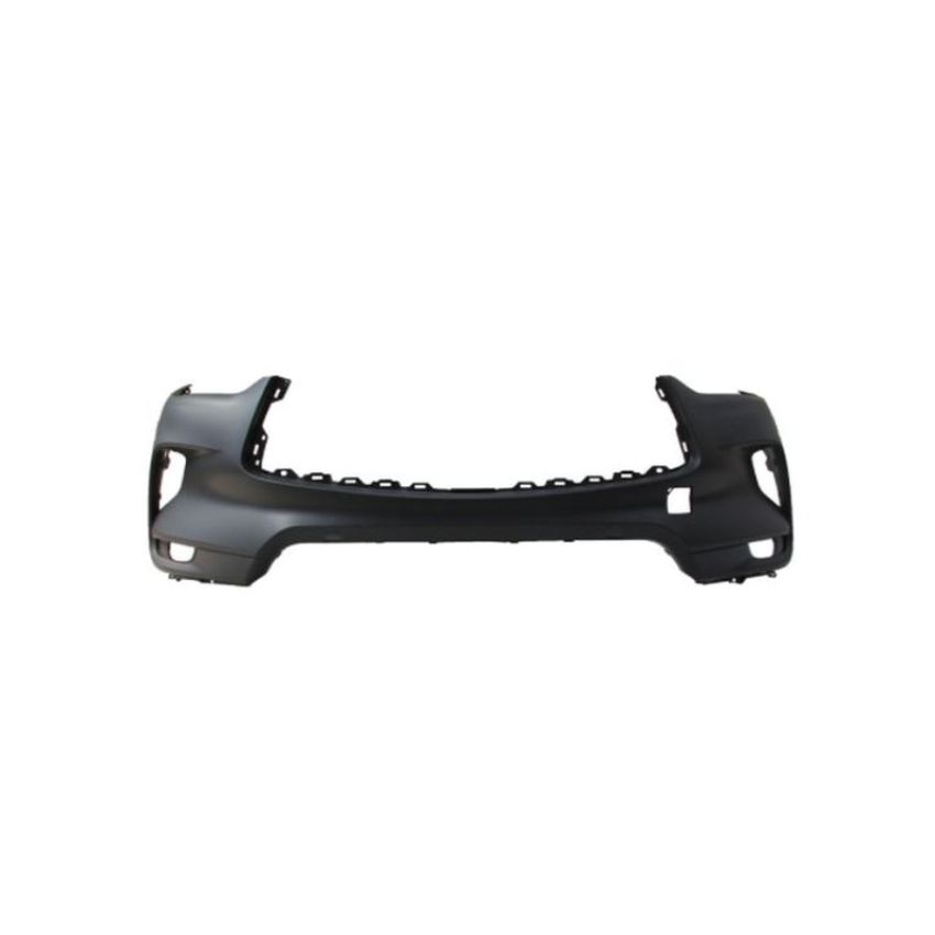 FRONT BUMPER COVER W/O OBJECT SENSORS; PRIME INFINITI QX50 19-C