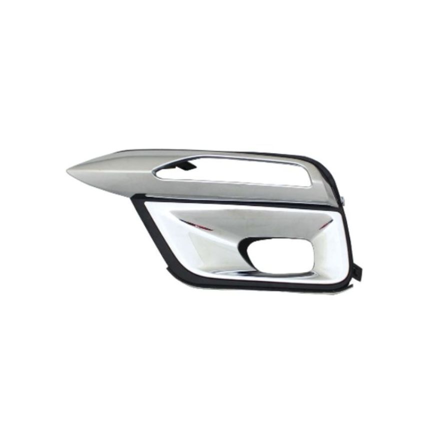 LH FRONT BUMPER INSERT FOG LAMP BEZEL; W/O COLLISION WARNING INFINITI QX80 15-17