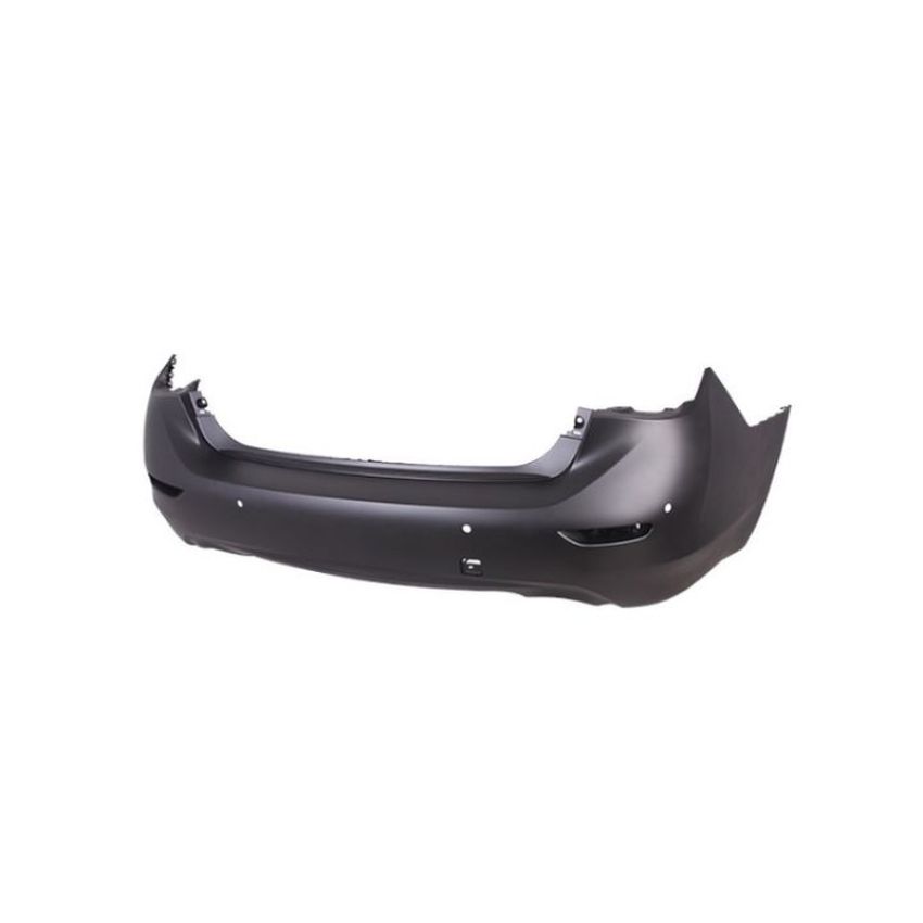 REAR BUMPER COVER W/OBJECT SENSORS; PRIME INFINITI Q50 14-17
