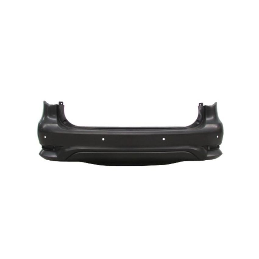 CAPA RR BUMPER CVR W/BACKUP COLL INTERVENT W/PARK ASSIST;W/O TOW HITCH;PRIME INFINITI QX60 16-17