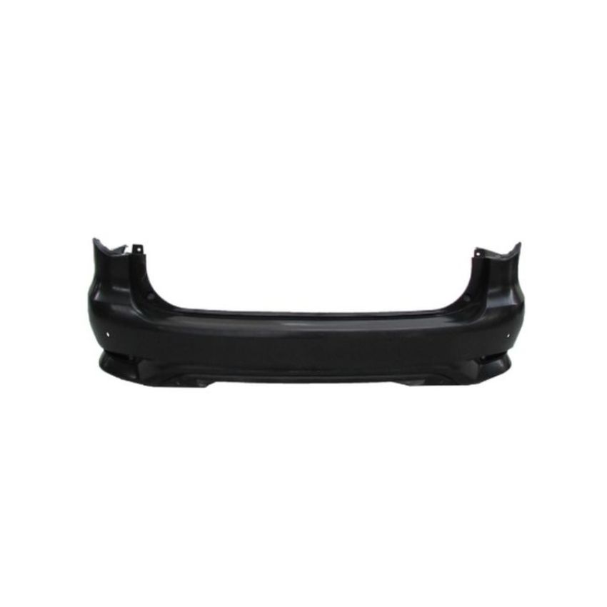 RR BUMPER CVR W/O BACKUP COLLISION INTERVENTION; W/PARK ASSIST; W/TOWING HITCH; PRIME QX60 16-17