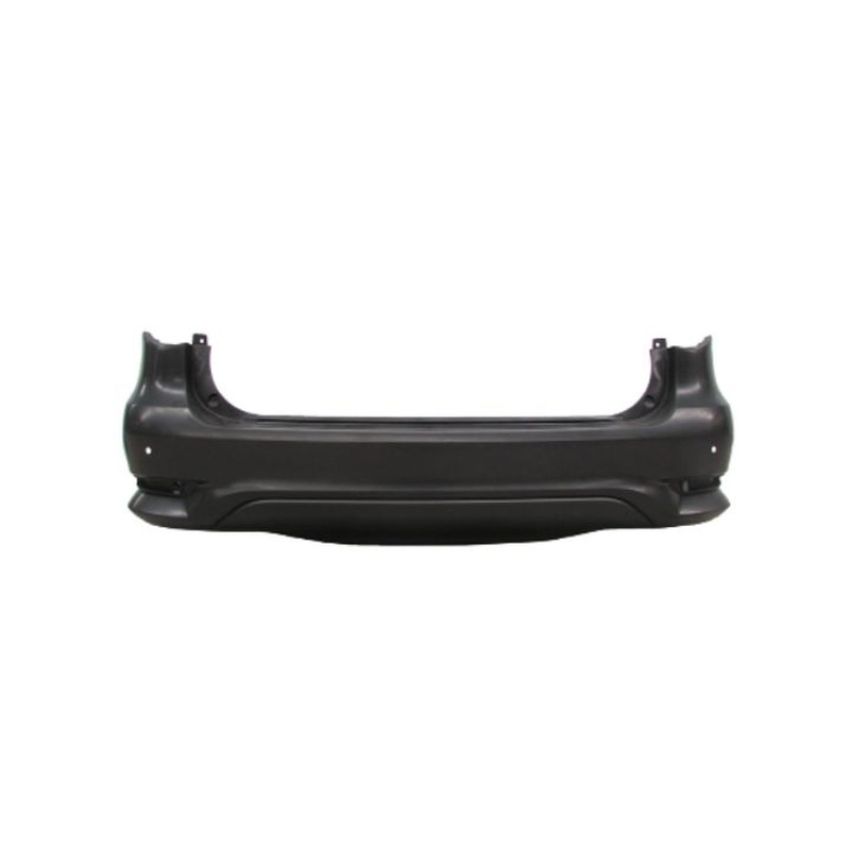 RR BUMPER CVR W/O BACKUP COLLISION INTERVENTION; W/PARK ASSIST; W/O TOWING HITCH; PRIME QX60 16-17