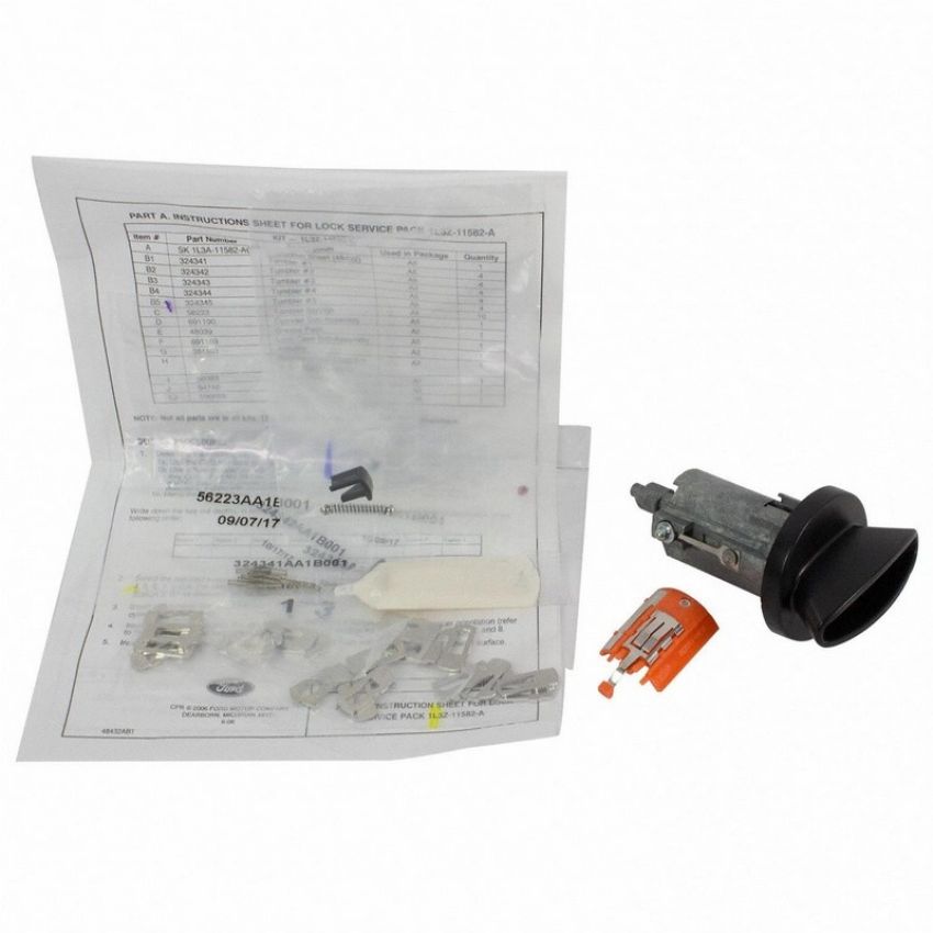 Genuine OEM 1L3Z11582A Ignition Key Lock Cylinder