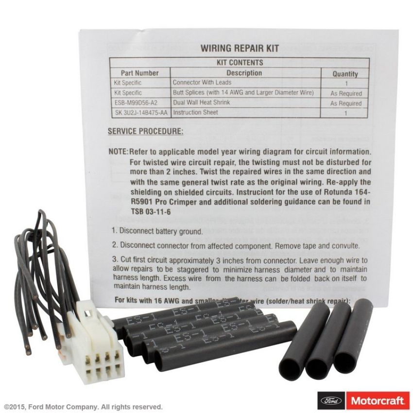 Genuine OEM 1W3Z14S411AC Wiring Connector and Pigtail