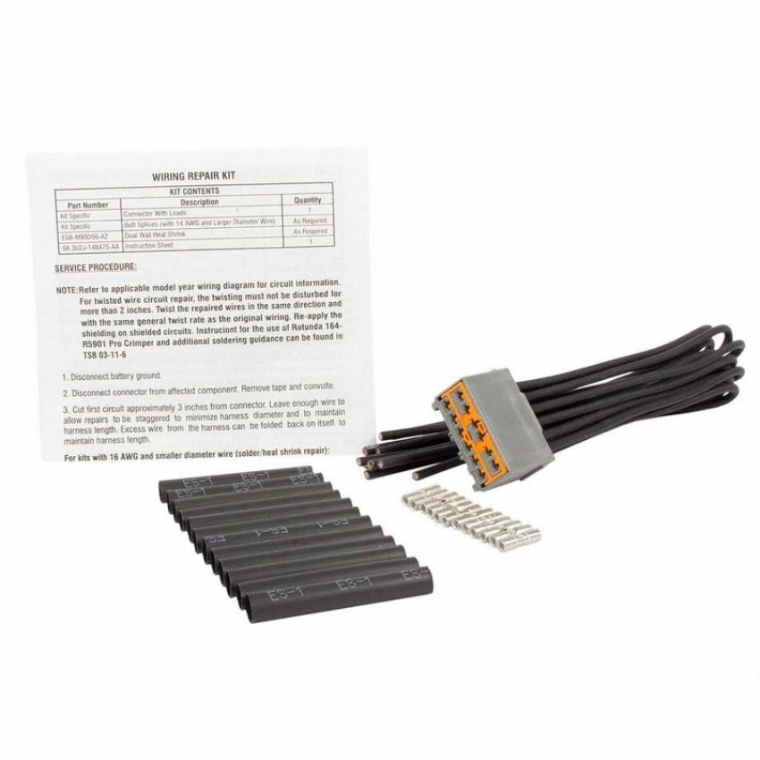 Genuine OEM 3U2Z14S411BKA Wiring Connector and Pigtail