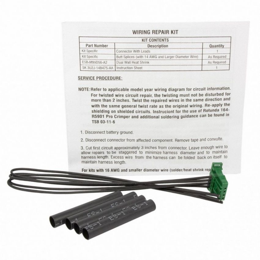 Genuine OEM 3U2Z14S411CCAA Wiring Connector and Pigtail