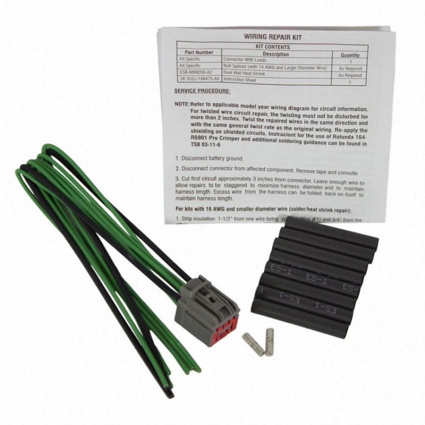 Genuine OEM 3U2Z14S411DYB Wiring Connector and Pigtail