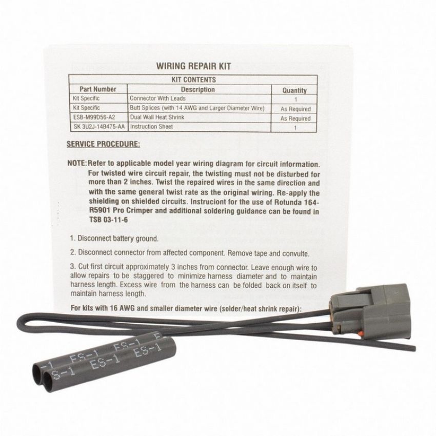 Genuine OEM 3U2Z14S411FDB Wiring Connector and Pigtail
