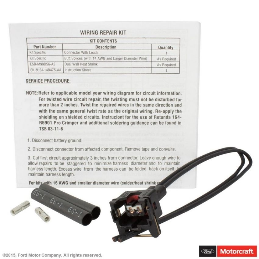 Genuine OEM 3U2Z14S411GLB Wiring Connector and Pigtail