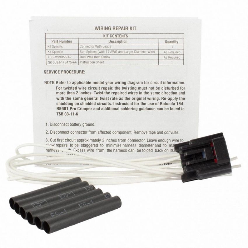 Genuine OEM 3U2Z14S411MKA Wiring Connector and Pigtail