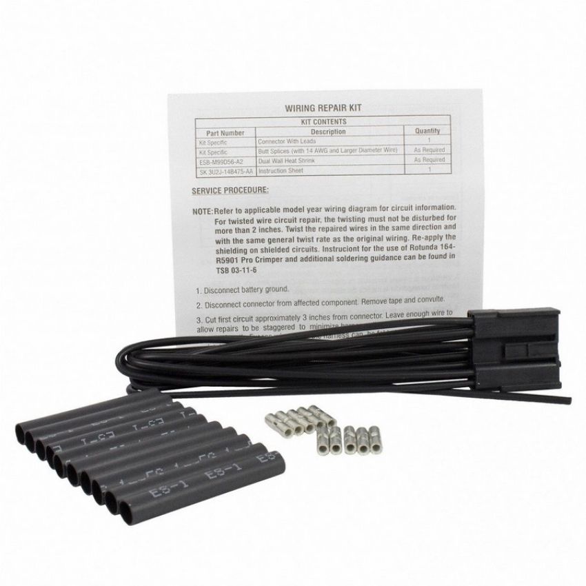 Genuine OEM 3U2Z14S411SAA Wiring Connector and Pigtail