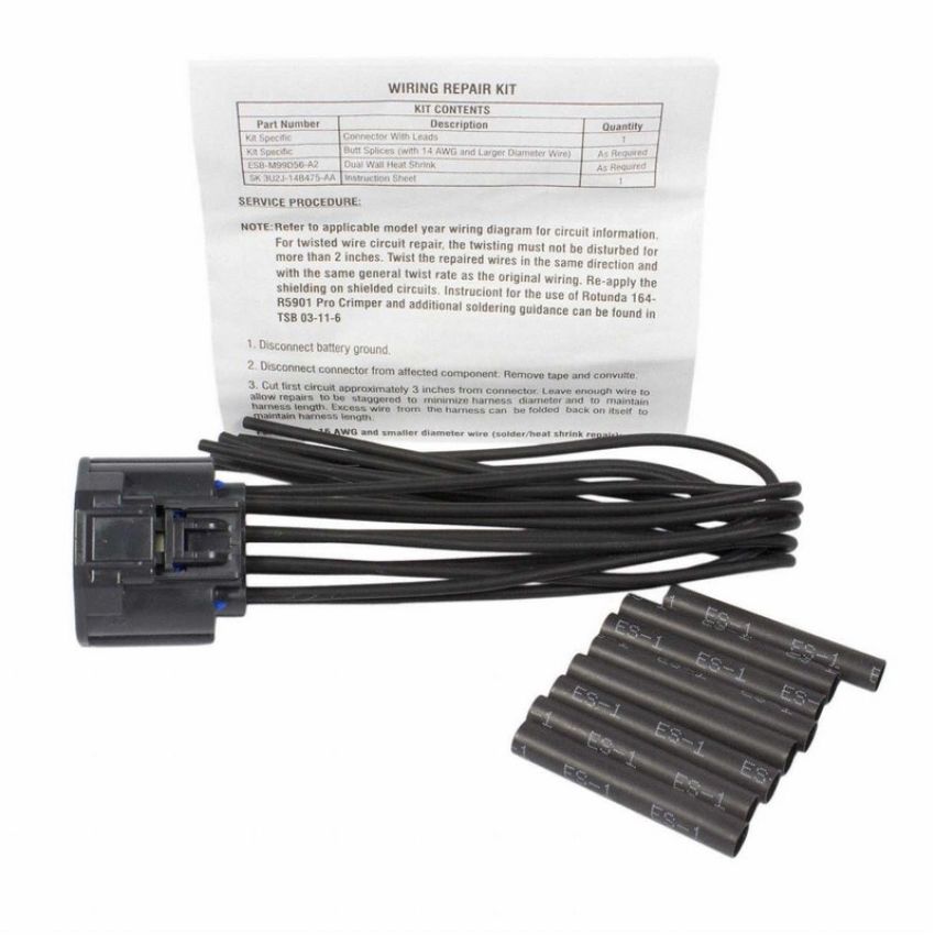 Genuine OEM 3U2Z14S411TZA Wiring Connector and Pigtail