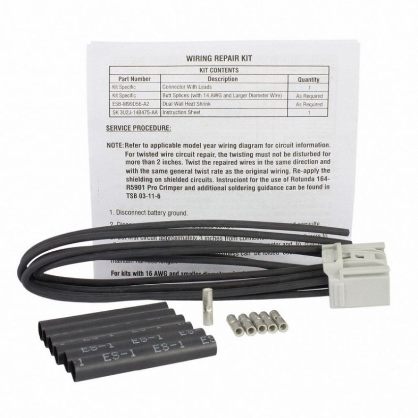 Genuine OEM 3U2Z14S411XVB Wiring Connector and Pigtail