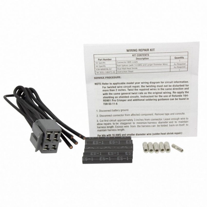 Genuine OEM 3U2Z14S411ZA Wiring Connector and Pigtail