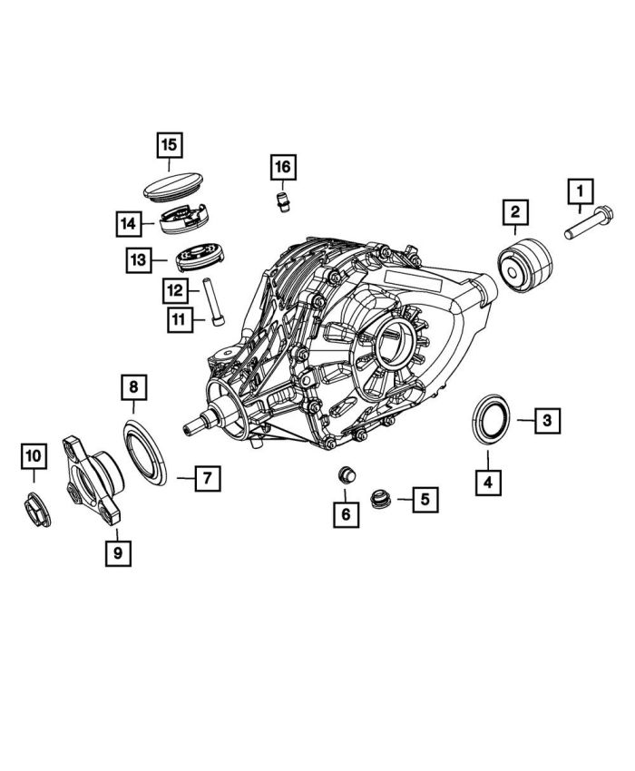 Genuine OEM Axle Mount 4578084AC