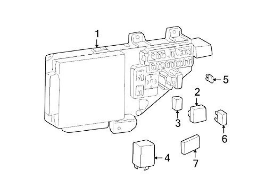 Genuine OEM 4671168 RELAY MINI