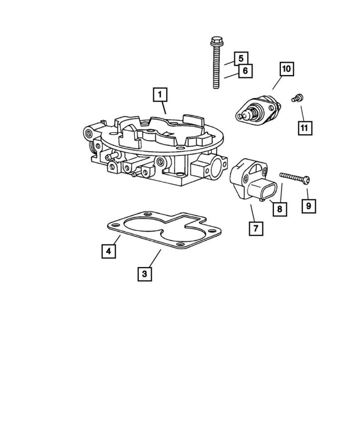 Genuine OEM 4874373AB Fuel Injection Idle Air Control Valve