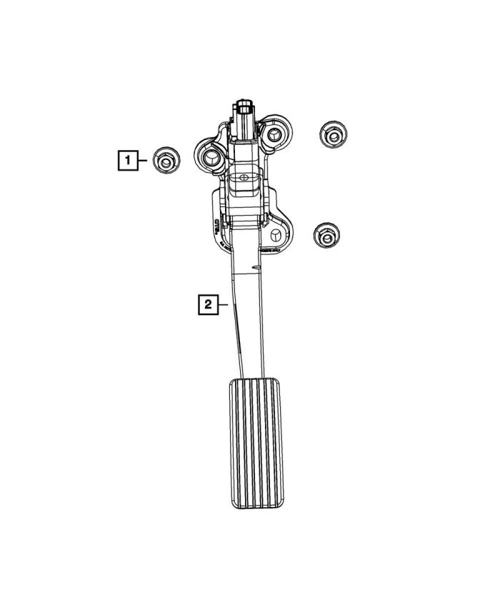 Genuine OEM Pedal Accelerator