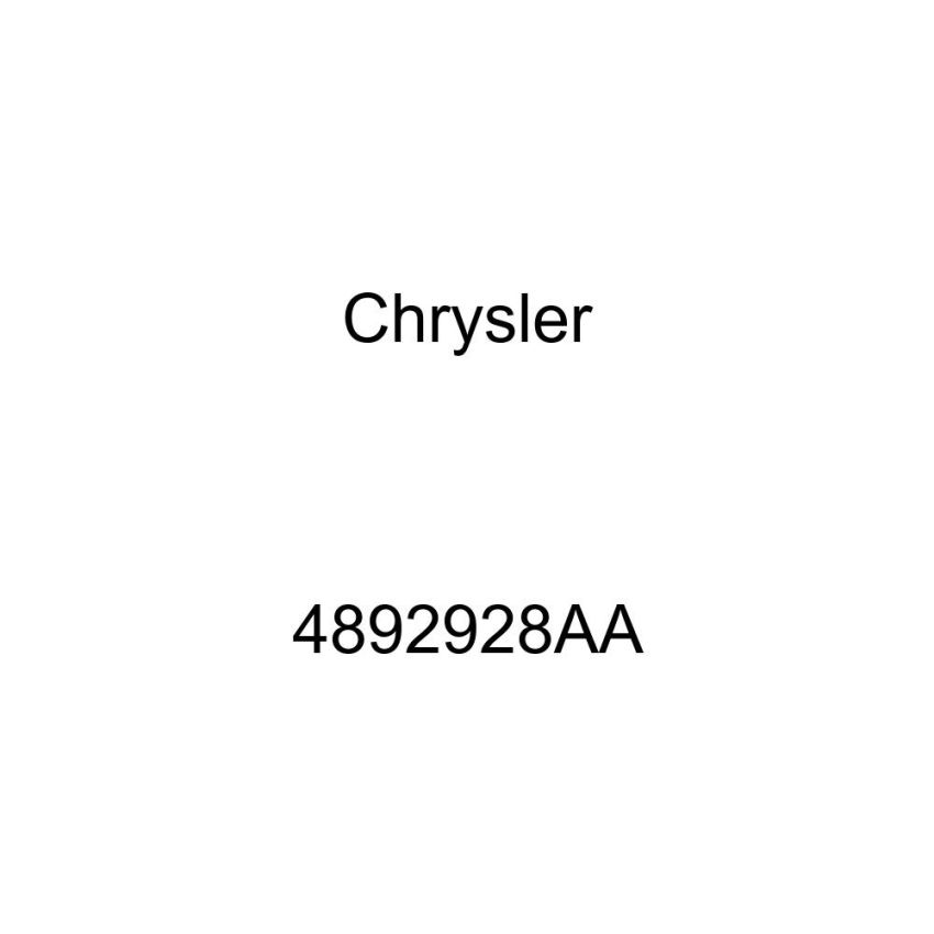 Genuine OEM 4892928AA Engine Oil Filler Cap