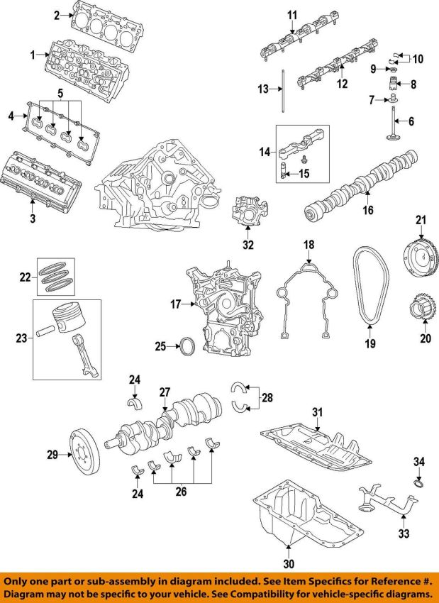 Genuine OEM 5045515AA Engine Push Rod