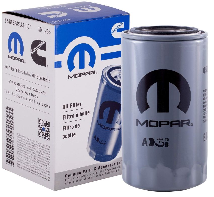 Genuine OEM Dodge Oil Filter - 5083285AA