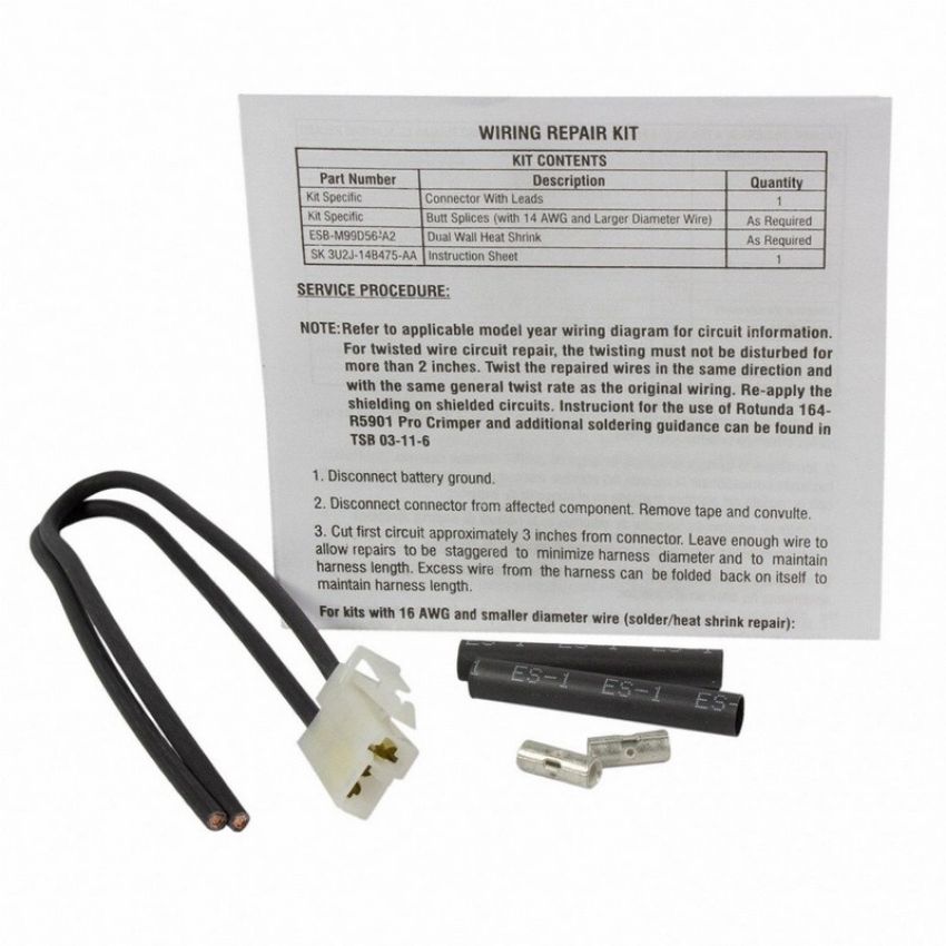 Genuine OEM 5U2Z14S411EB Wiring Connector and Pigtail