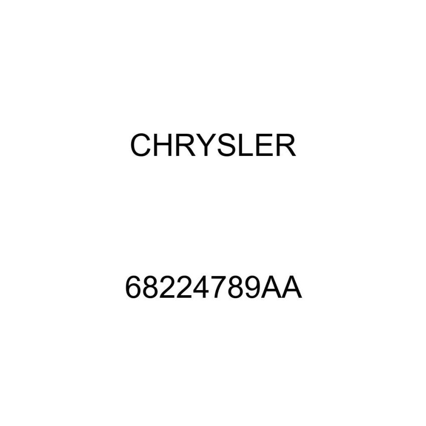 Genuine OEM 68224789AA Fuel Injector Supply Tube