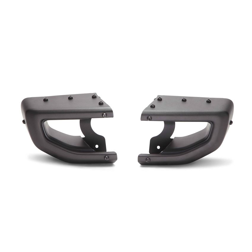 Genuine OEM 82215115AB Front Bumper End Cap Front Bumper End Cap for production Rubicon bumper. Add this kit to the Front Stubby Bumper to complete full Rubicon bumper kit