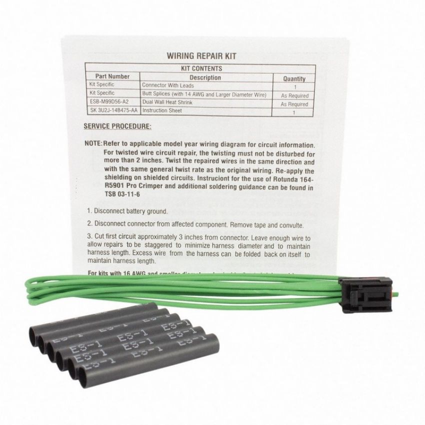 Genuine OEM 8U2Z14S411JB Wiring Connector and Pigtail