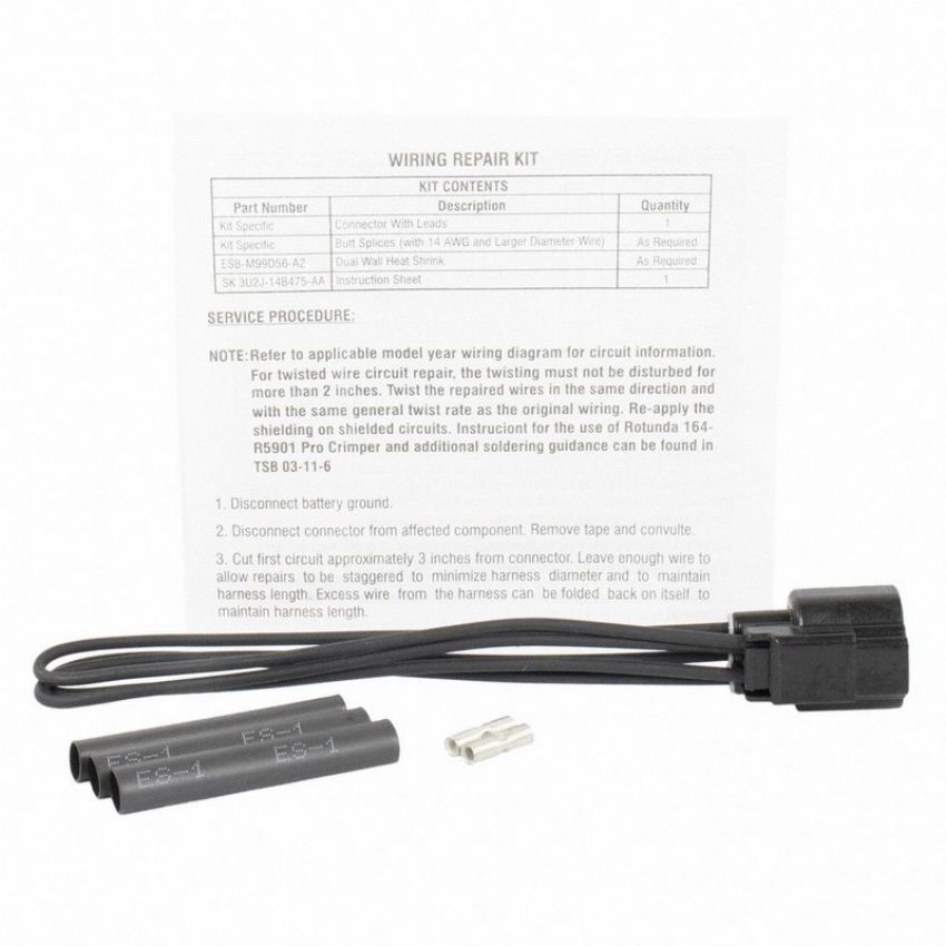 Genuine OEM 8U2Z14S411ZB Wiring Connector and Pigtail
