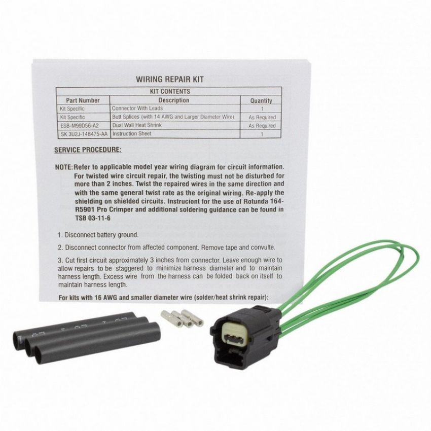 Genuine OEM AU2Z14S411AFB Wiring Connector and Pigtail