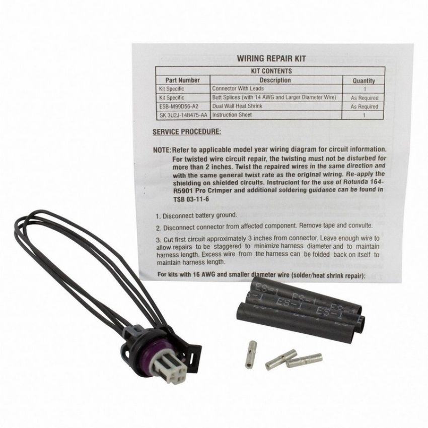 Genuine OEM AU2Z14S411LB Wiring Connector and Pigtail