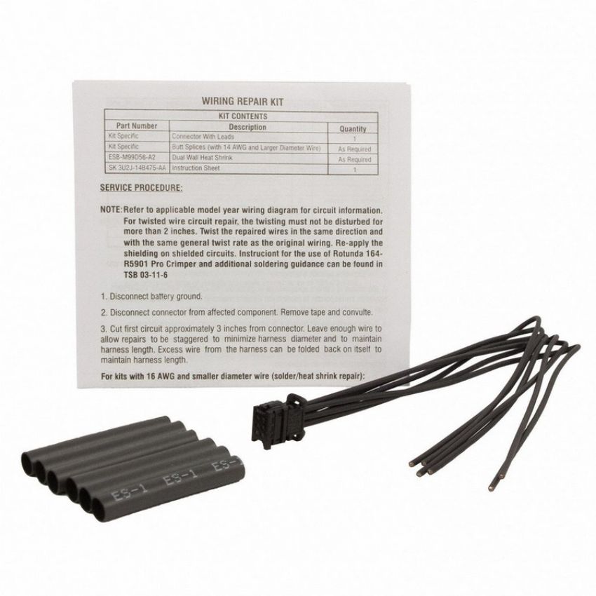 Genuine OEM DU2Z14S411FA Wiring Connector and Pigtail