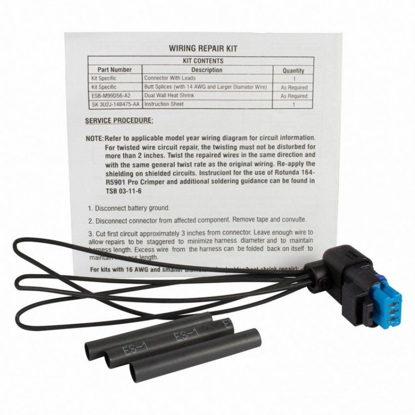 Genuine OEM DU2Z14S411LA Wiring Connector and Pigtail