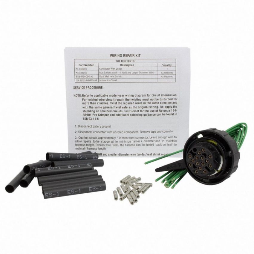 Genuine OEM EU2Z14S411HA Wiring Connector and Pigtail